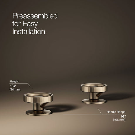 Components® Industrial bathroom sink faucet handles