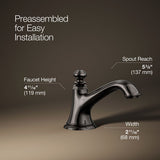 Artifacts® with Bell design Bathroom sink faucet spout with Bell design, 1.2 gpm