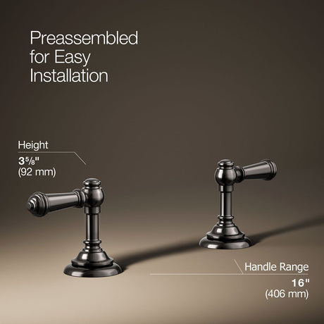 Artifacts® Lever bathroom sink faucet handles