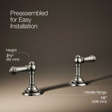 Artifacts® Lever bathroom sink faucet handles