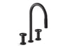 Billet® Touchless pull-down kitchen sink faucet with two-function sprayhead