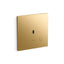 Mach Flex™ Metal faceplate for concealed touchless toilet flushometer, dual-flush (1.1 / 1.28 gpf)