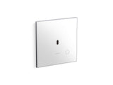 Mach Flex™ Glass faceplate for concealed touchless toilet flushometer, dual-flush (1.0 / 1.6 gpf)