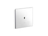 Mach Flex™ Glass faceplate for concealed touchless toilet flushometer, 1.28 gpf