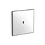 Mach Flex™ Glass faceplate for concealed touchless toilet flushometer, dual-flush (1.0 / 1.6 gpf)