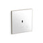 Mach Flex™ Glass faceplate for concealed touchless toilet flushometer, 1.28 gpf