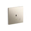 Mach Flex™ Metal faceplate for concealed touchless toilet flushometer, dual-flush (1.0 / 1.6 gpf)