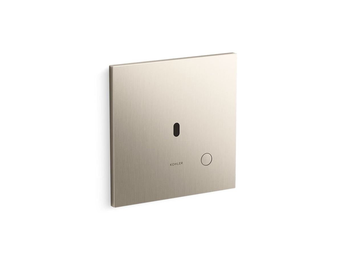 Mach Flex™ Metal faceplate for concealed touchless toilet flushometer, 1.6 gpf