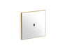 Mach Flex™ Glass faceplate for concealed touchless urinal flushometer, 0.5 gpf