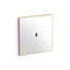 Mach Flex™ Glass faceplate for concealed touchless toilet flushometer, 1.0 gpf