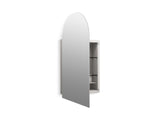 Verdera® 20" x 34" arched medicine cabinet, left-hinged