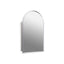 Verdera® 20" x 34" arched framed medicine cabinet, left-hinged