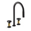 Billet® Touchless pull-down kitchen sink faucet with two-function sprayhead