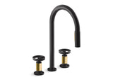 Billet® Touchless pull-down kitchen sink faucet with two-function sprayhead