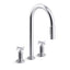 Billet® Touchless pull-down kitchen sink faucet with two-function sprayhead
