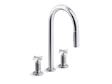 Billet® Touchless pull-down kitchen sink faucet with two-function sprayhead