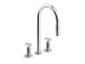 Billet® Touchless pull-down kitchen sink faucet with two-function sprayhead