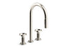 Billet® Touchless pull-down kitchen sink faucet with two-function sprayhead