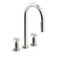 Billet® Touchless pull-down kitchen sink faucet with two-function sprayhead