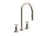 Billet® Touchless pull-down kitchen sink faucet with two-function sprayhead