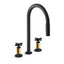 Billet® Touchless pull-down kitchen sink faucet with two-function sprayhead