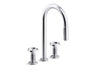 Billet® Touchless pull-down kitchen sink faucet with two-function sprayhead