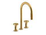 Billet® Touchless pull-down kitchen sink faucet with two-function sprayhead