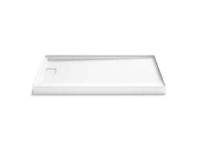 Stoneridge® 60" x 36" alcove shower base, left drain