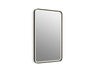 Essential Ultrabright 22" x 34" rectangular lighted framed mirror