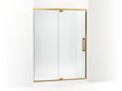 Statement™ 54"-60" W x 76" H pivot shower door with 5/16"-thick Crystal Clear glass