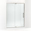 Statement™ 54"-60" W x 76" H pivot shower door with 5/16"-thick Crystal Clear glass
