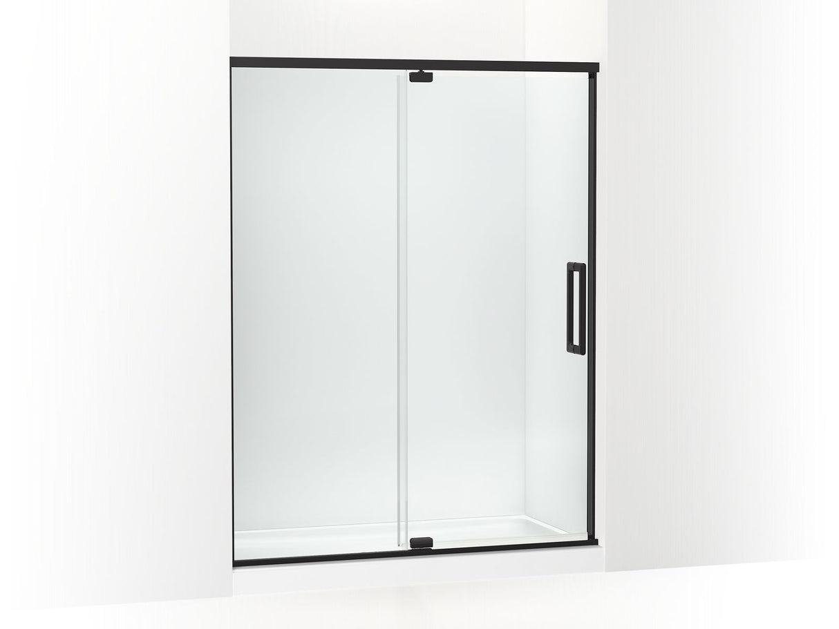 Statement™ 54"-60" W x 76" H pivot shower door with 5/16"-thick Crystal Clear glass