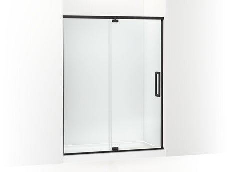 Statement™ 54"-60" W x 76" H pivot shower door with 5/16"-thick Crystal Clear glass