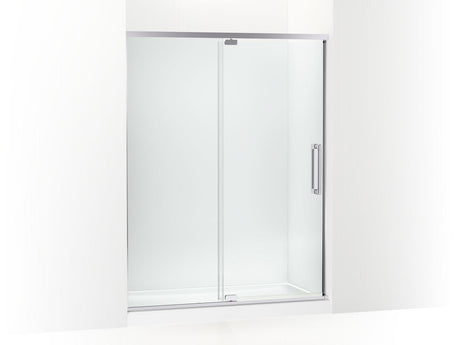 Statement™ 54"-60" W x 76" H pivot shower door with 5/16"-thick Crystal Clear glass