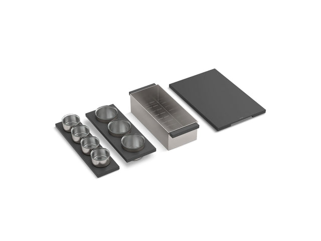 Synthos™ Four-piece workstation sink accessory set