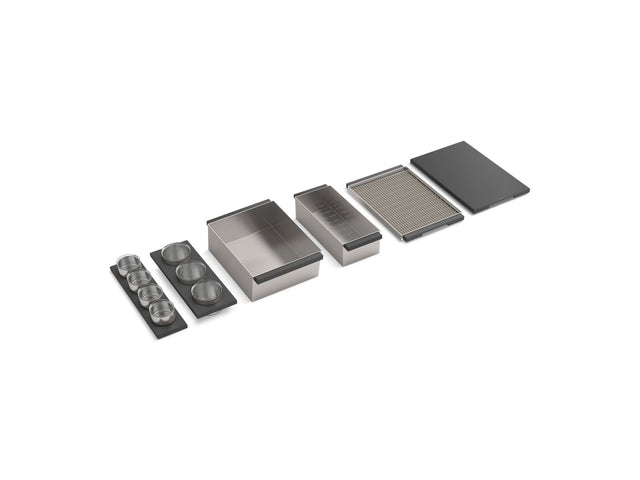 Synthos™ Six-piece workstation sink accessory set