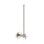 3/8" NPT angle supply with stop and annealed vertical tube