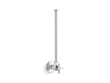 1/2" NPT angle supply with stop with cross handle and annealed vertical tube