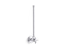 1/2" NPT angle supply with stop with cross handle and annealed vertical tube