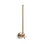 1/2" NPT angle supply with stop with cross handle and annealed vertical tube