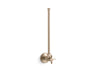 1/2" NPT angle supply with stop with cross handle and annealed vertical tube