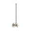 1/2" NPT angle supply with stop with cross handle and annealed vertical tube