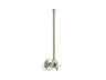 1/2" NPT angle supply with stop with cross handle and annealed vertical tube