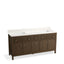 Malin™ by Studio McGee 72" bathroom vanity cabinet with sinks and quartz top
