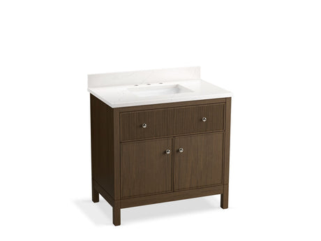 Malin™ by Studio McGee 36" bathroom vanity cabinet with sink and quartz top