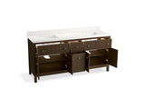 Malin™ by Studio McGee 72" bathroom vanity cabinet with sinks and quartz top