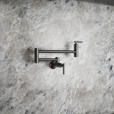 Wall-mount pot filler