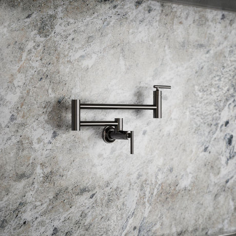 Wall-mount pot filler
