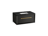 Enivo® 36" wall-hung bathroom vanity cabinet with sink and quartz top