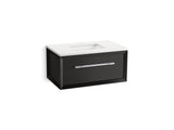 Enivo® 36" wall-hung bathroom vanity cabinet with sink and quartz top